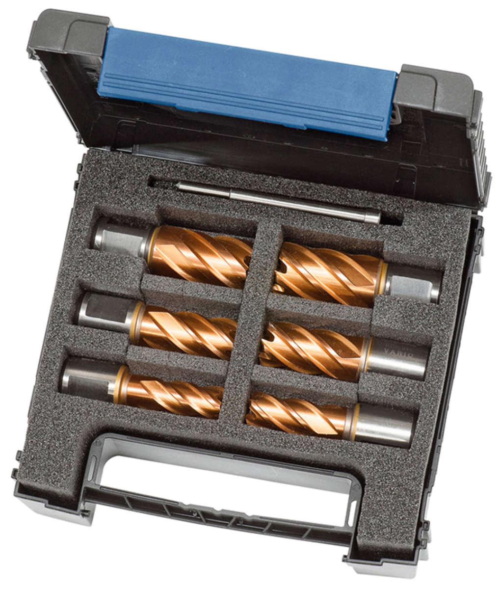 41-1121 Bernardo Zubehör Magnet-Kernbohrmaschinen HSS-Vario PLUS Kernbohrer-Set KBK, 13 - 22 mm, Bohrtiefe 30 mm