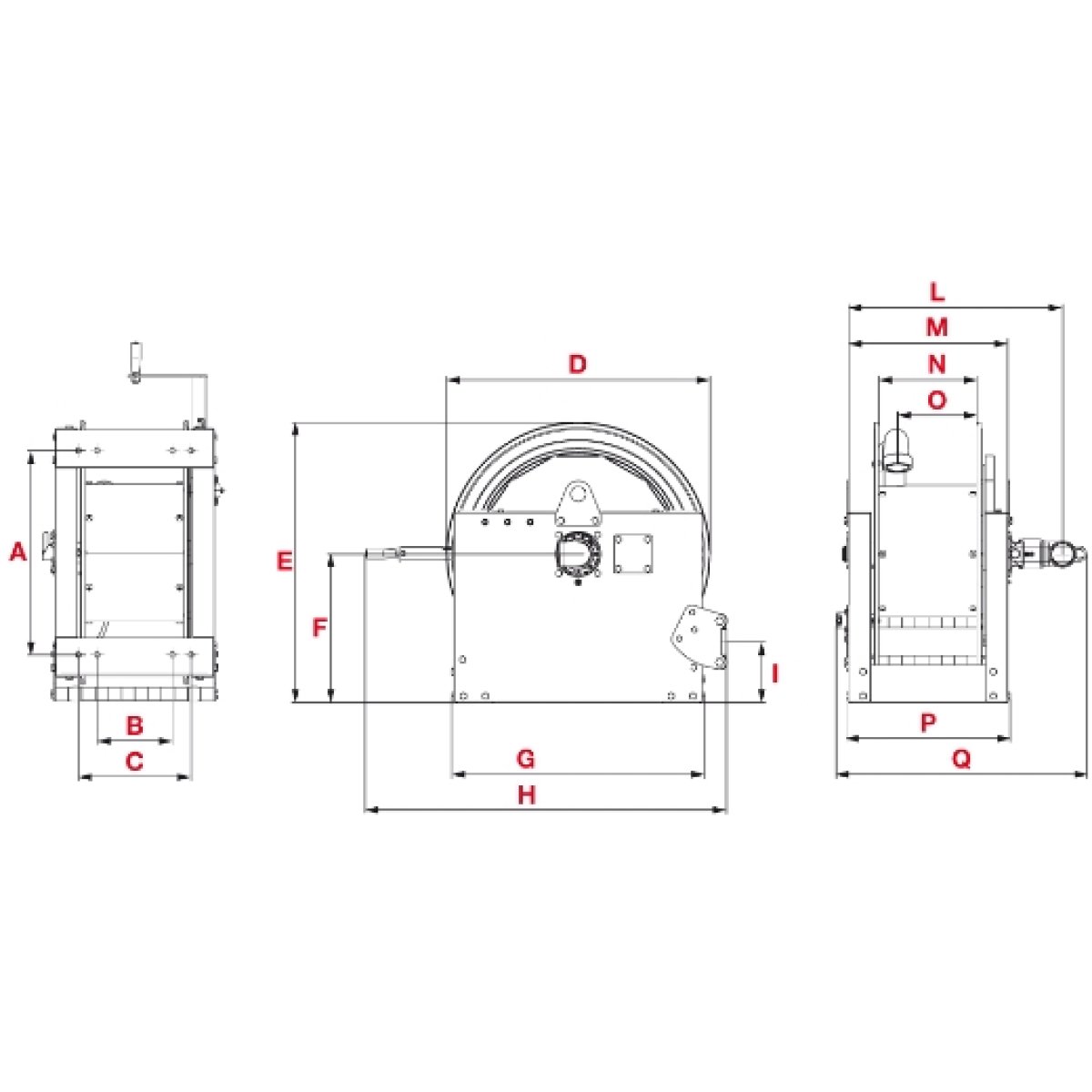 ELMAG INDUSTRIE Schlauchaufroller Serie 700 / L 690