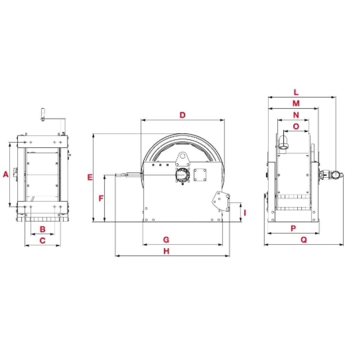 ELMAG INDUSTRIE Schlauchaufroller Serie 700 / L 690