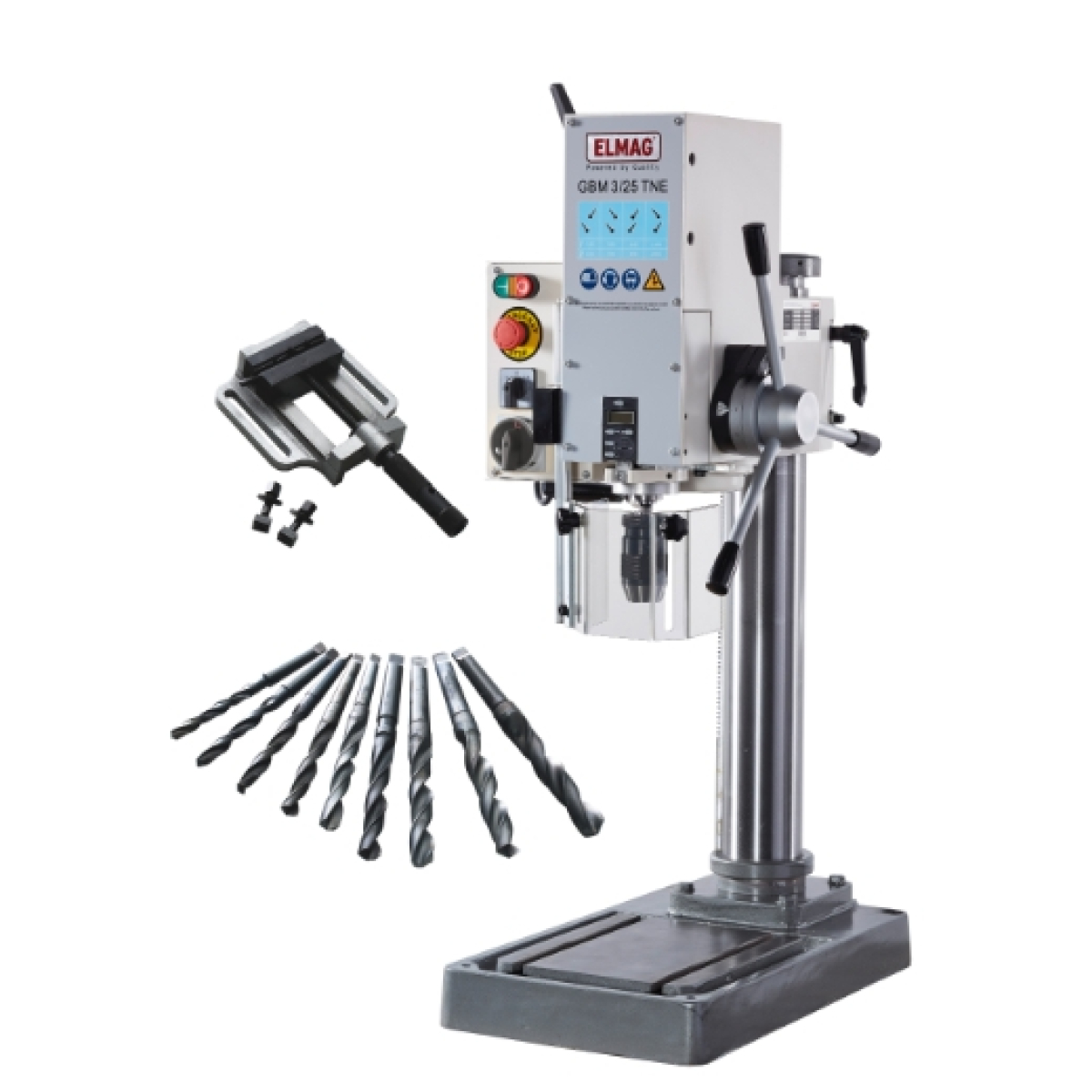 ELMAG Getriebe-Tischbohrmaschine GBM 3/25 TN - Set