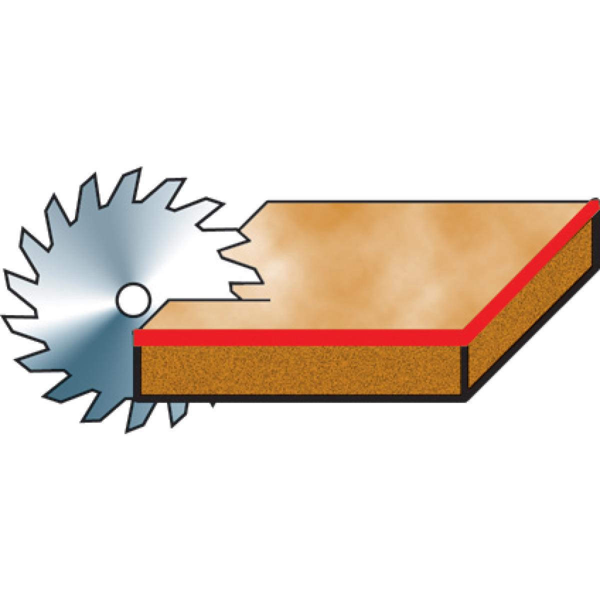 Holzkraft Besäum- und Fertigungsschnitt-Kreissägeblatt  KSB-BF 400/96