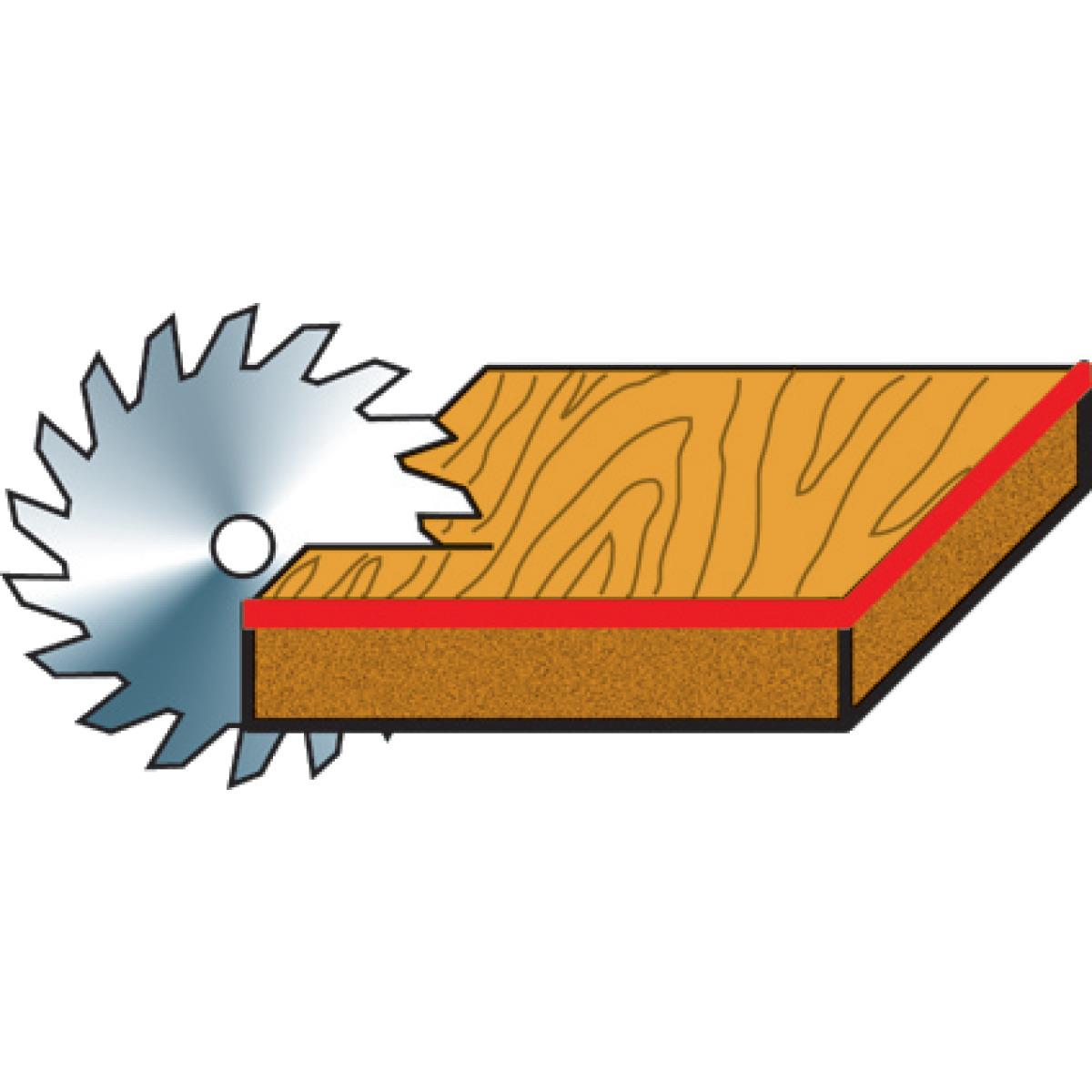 Holzkraft Besäum- und Fertigungsschnitt-Kreissägeblatt  KSB-BF 400/60