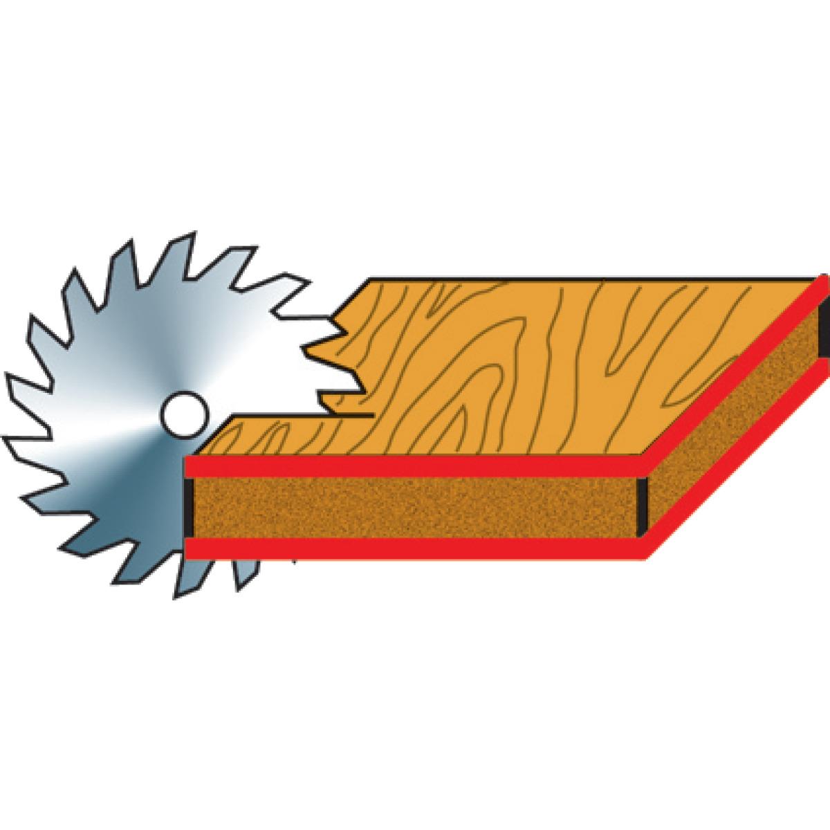 Holzkraft Besäum- und Fertigungsschnitt-Kreissägeblatt  KSB-BF 400/60