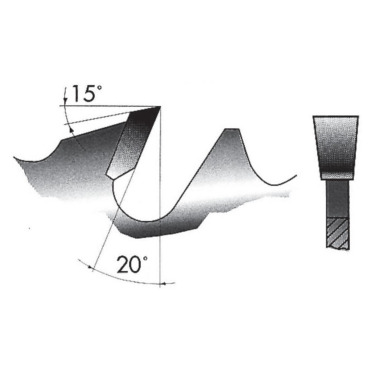 Holzkraft Hartmetall-Kreissägeblatt grobe Schnittgüte  KSB-LF 700/46 HM