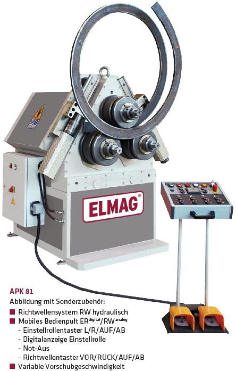 ELMAG Hydraulische Ringbiegemaschine