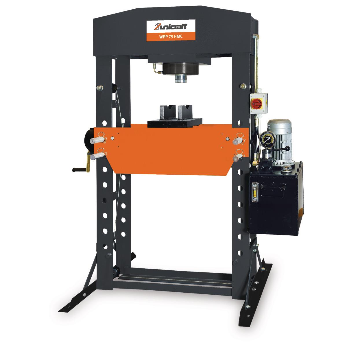 Unicraft Elektro-hydraulische Werkstattpresse  WPP 75 HMC