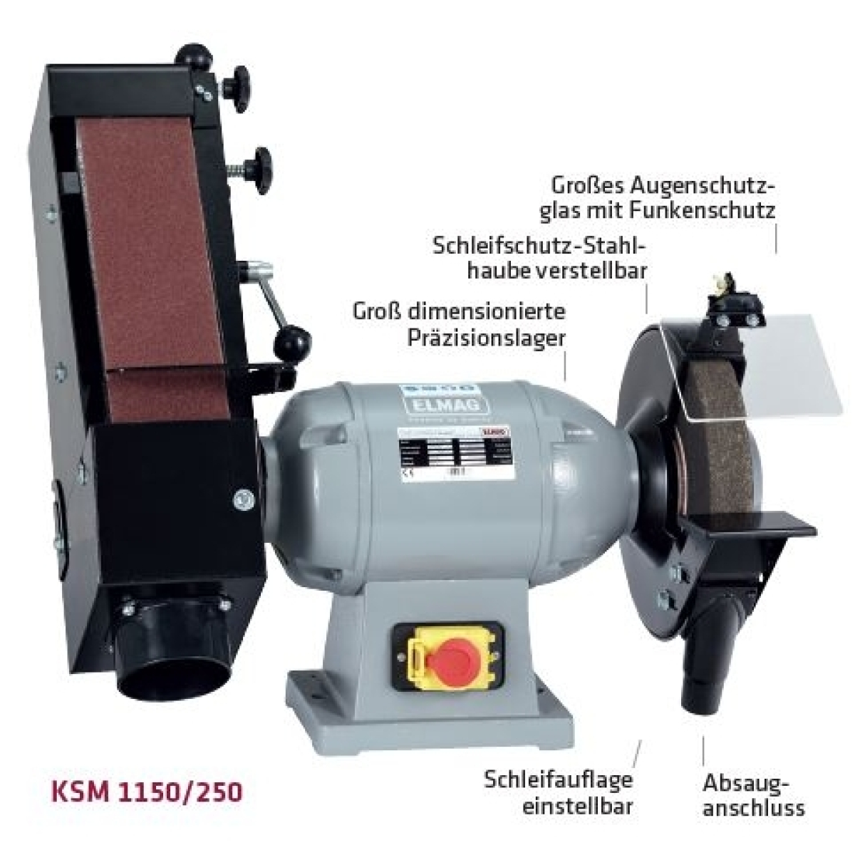 ELMAG Kombi-Schleifmaschine