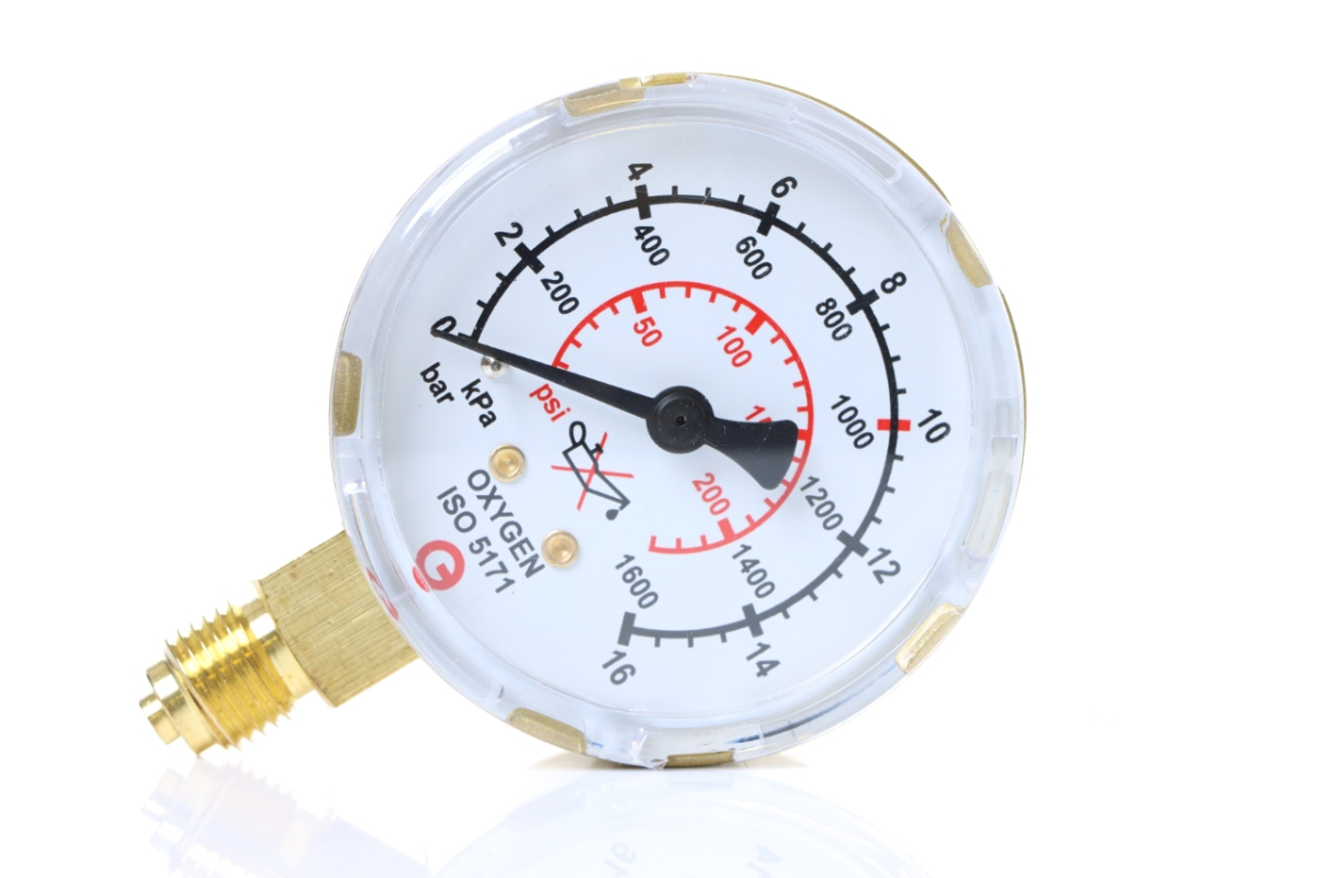 ELMAG Arbeitsdruckmanometer (Sauerstoff)
