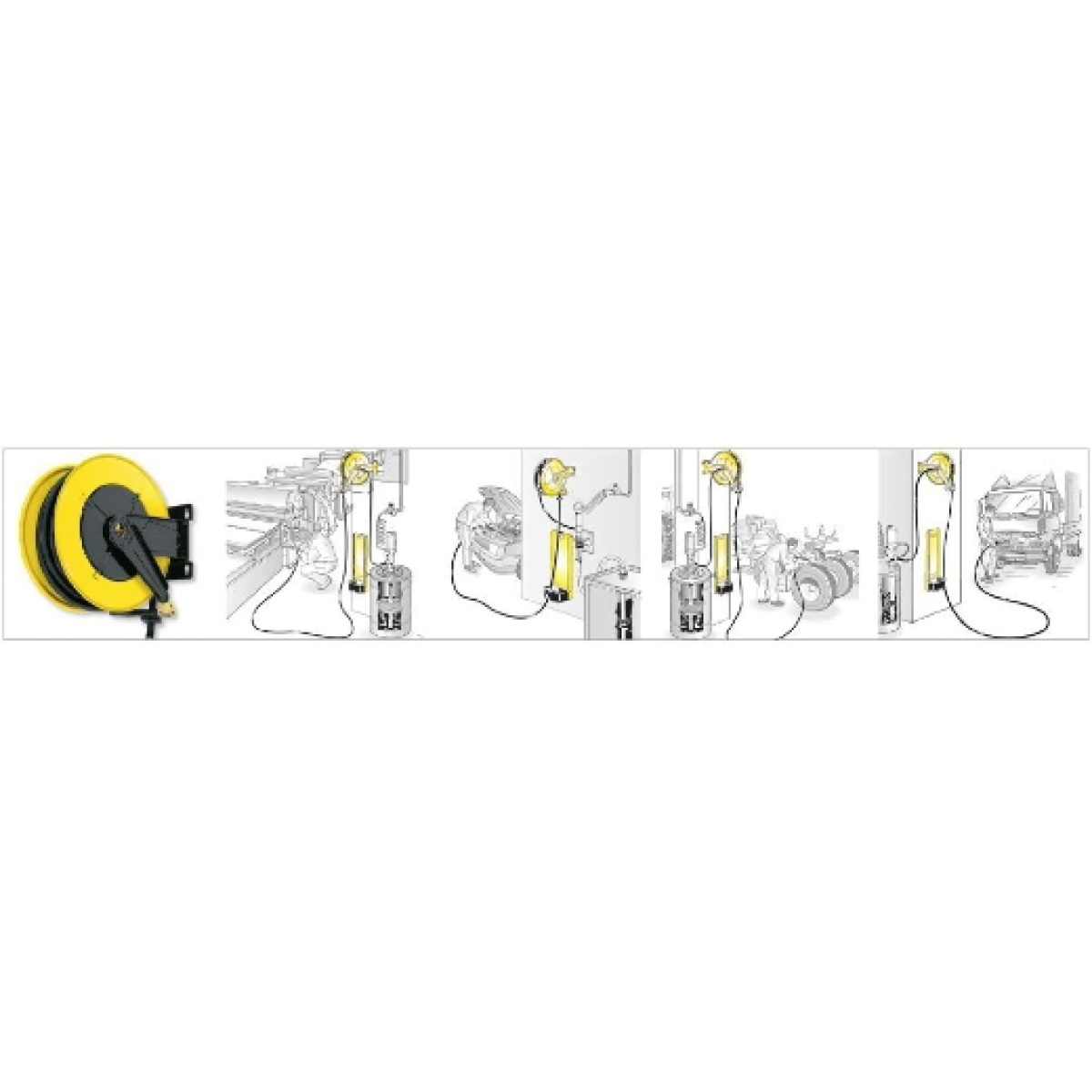 ELMAG INDUSTRIE Schlauchaufroller Edelstahl "534/250"