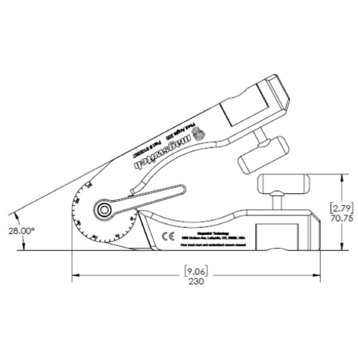 ELMAG Magnet-Schweißwinkel PA 200