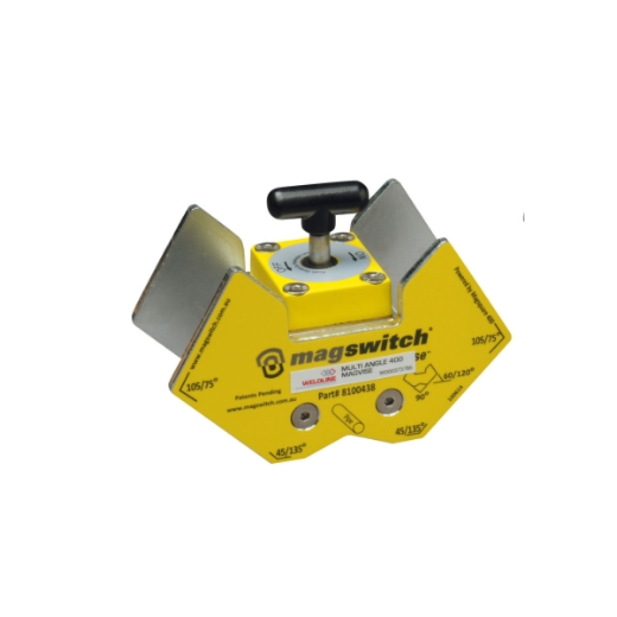 ELMAG Magnet-Schweißwinkel Multi Winkel 400 MV