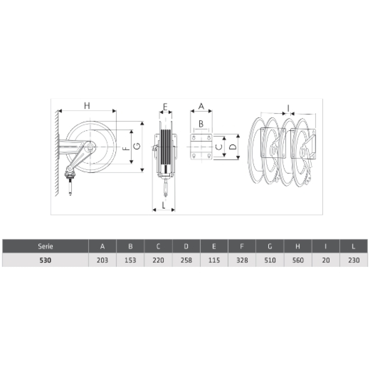 ELMAG Autom. Schlaucha. 15m-2x5/16"-20bar