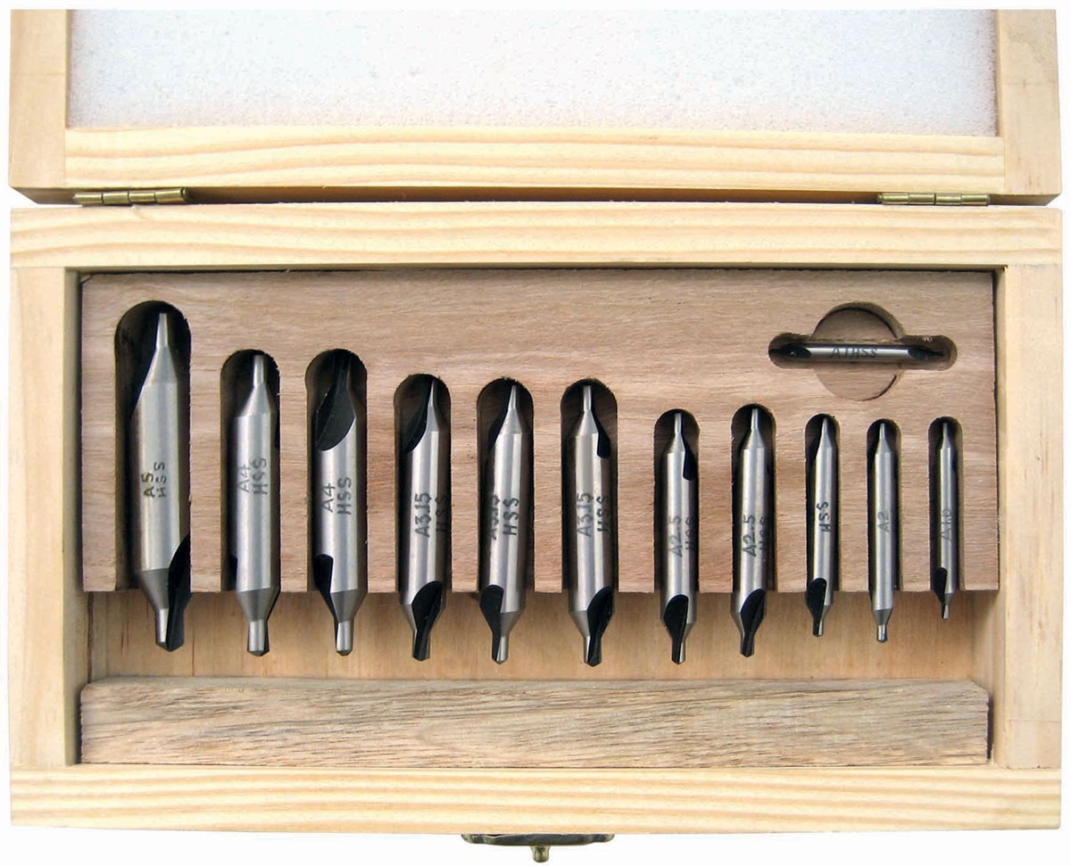 ELMAG Zentrierbohrer-Set 12-teilig