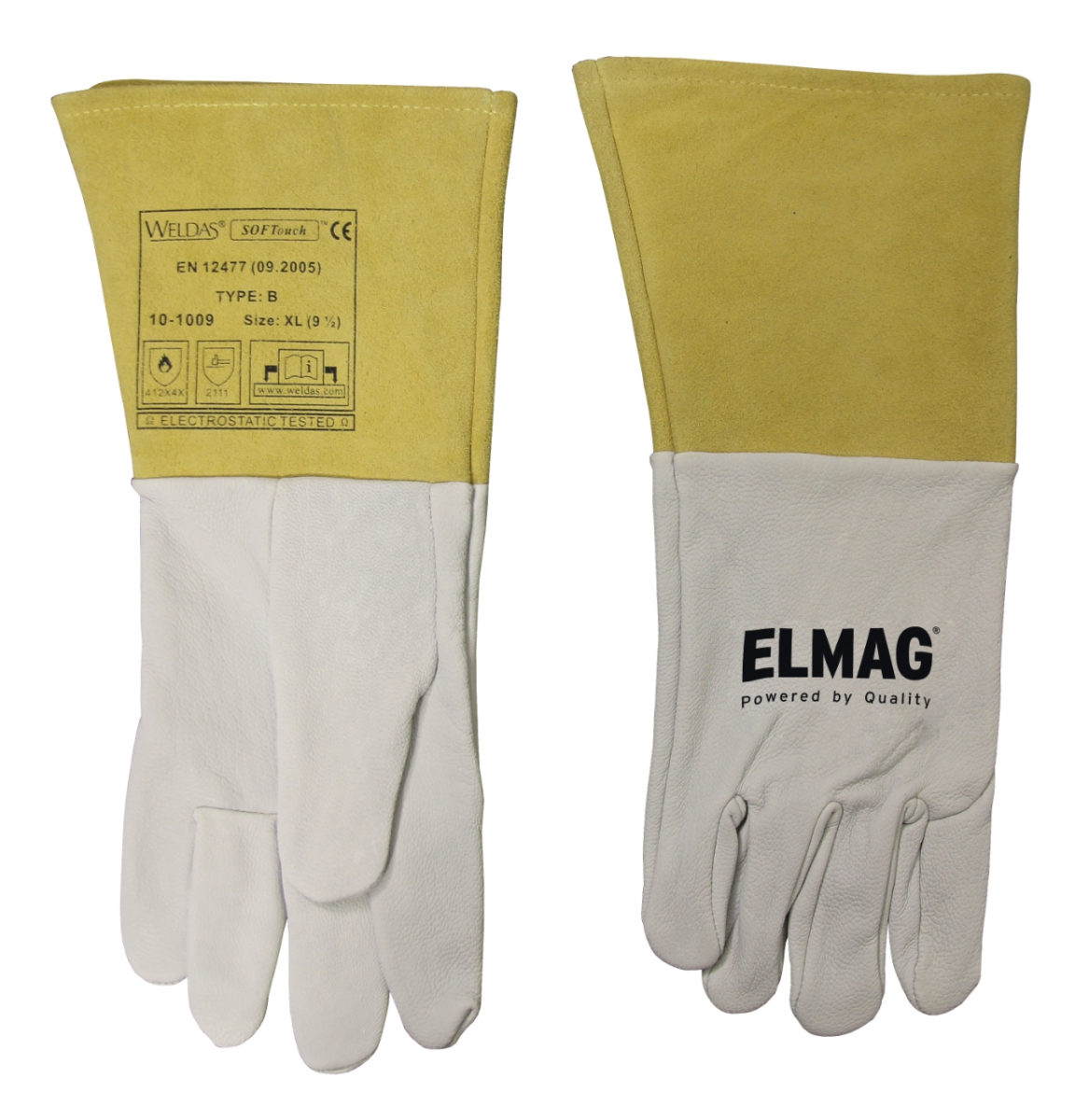 ELMAG 5-Finger-WIG/TIG-Schweißerhandschuhe (1 Paar)