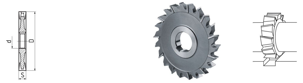 ELMAG HSS Co5-Scheibenfräser DIN 885A