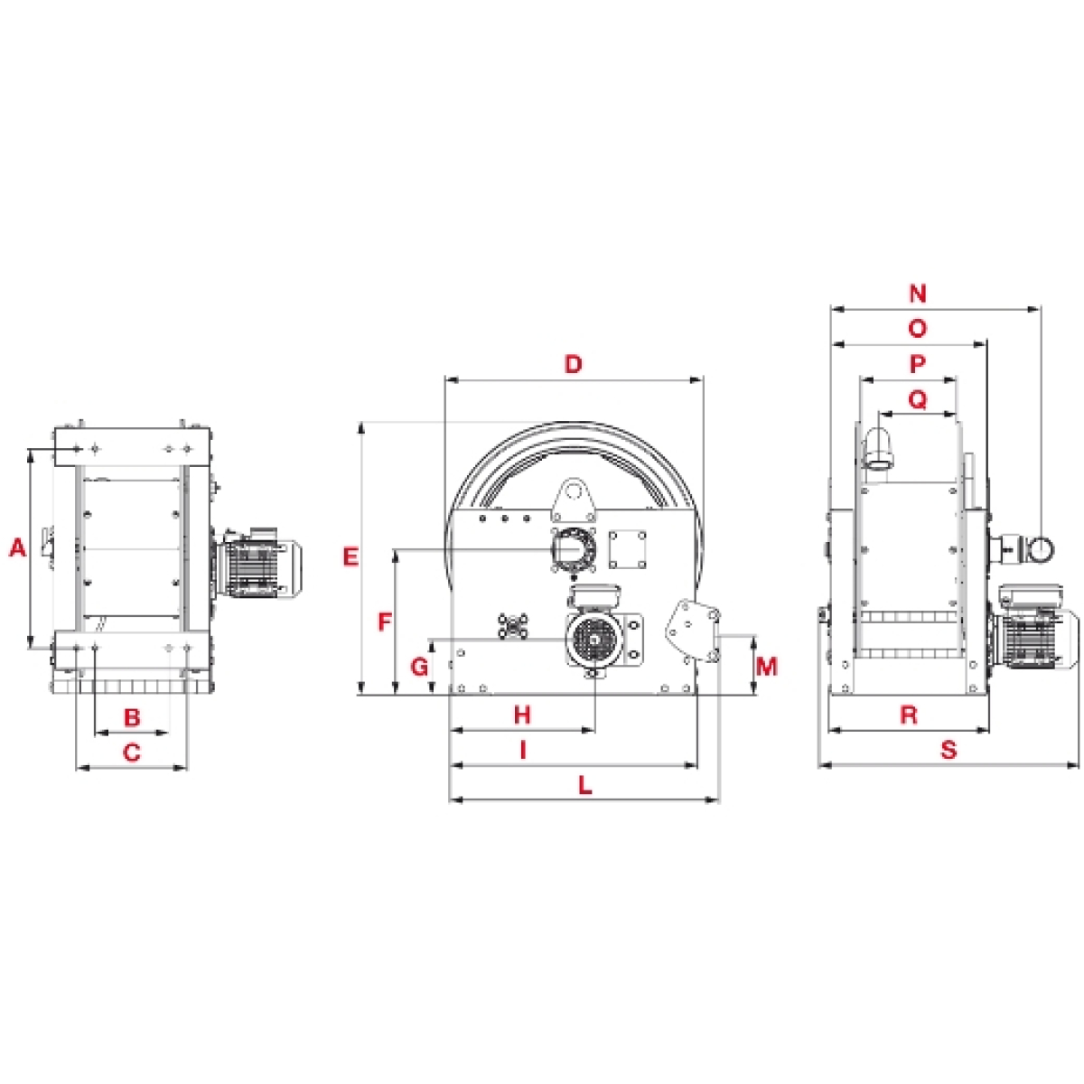 ELMAG INDUSTRIE Schlauchaufroller Serie 700 / L 690