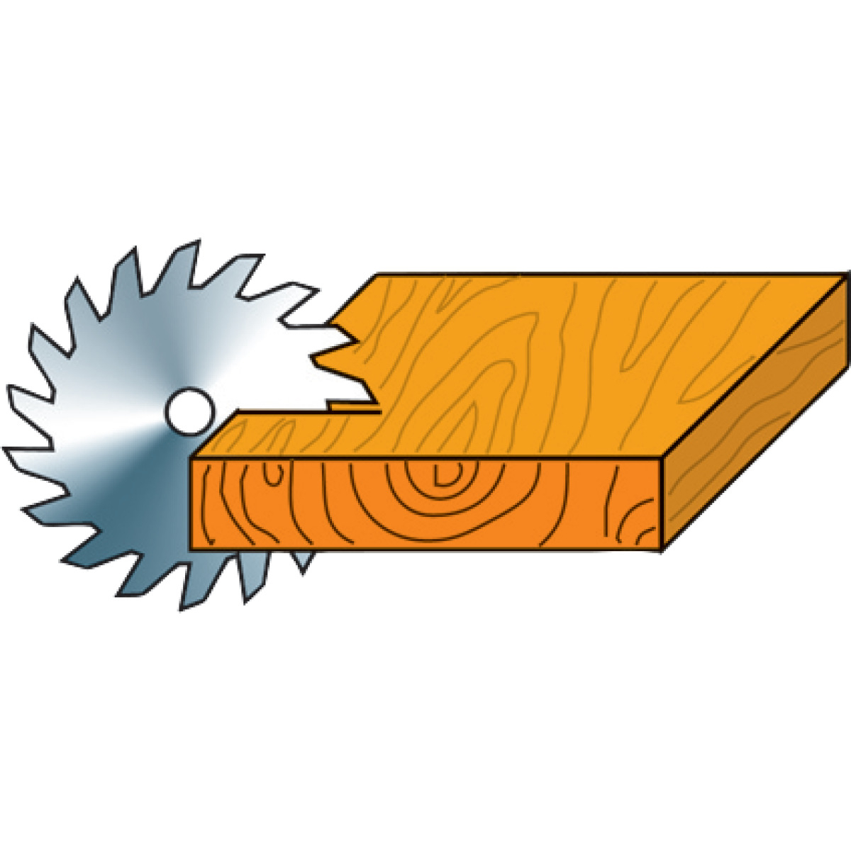 Holzkraft Zuschneid-Wechsel-Kreissägeblatt  KSB-WZ 400/36