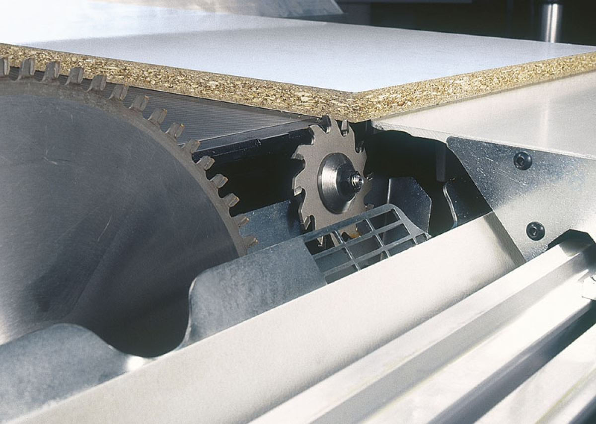 Holzkraft Vorritzeinrichtung mit separatem Motor, Sägeblatt 100 mm