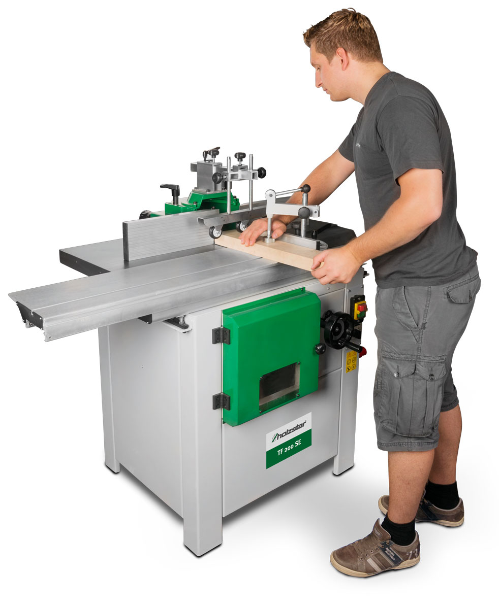 Holzstar Tischfräse TF 200SE / 400V schwenkbare Frässpindel