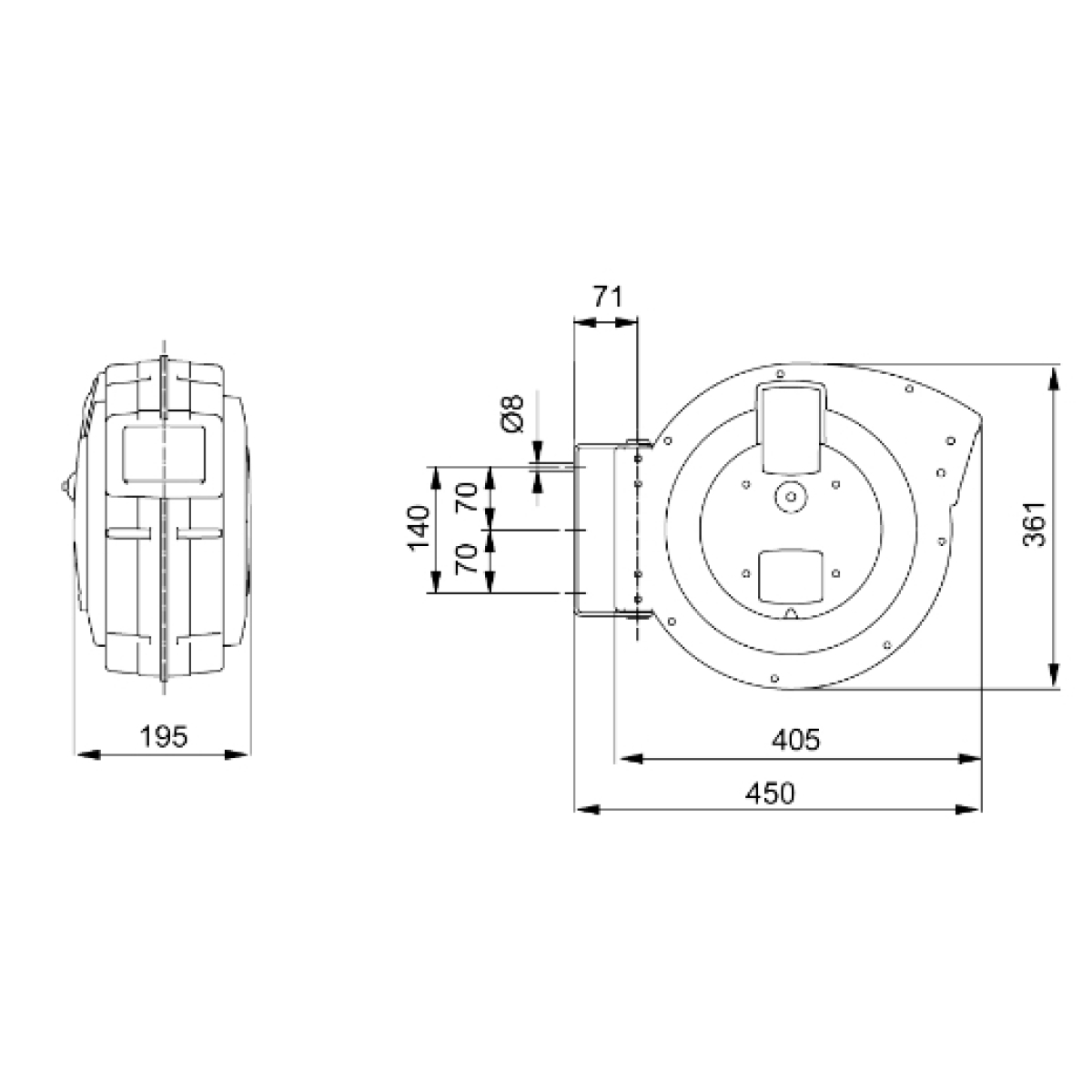 ELMAG Automatischer Schlauchaufroller