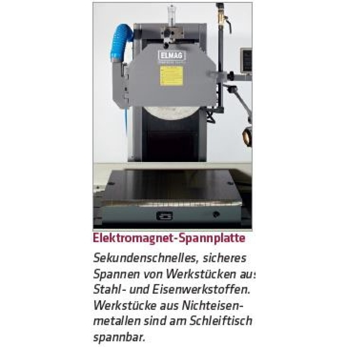 ELMAG Flächenschleifmaschine