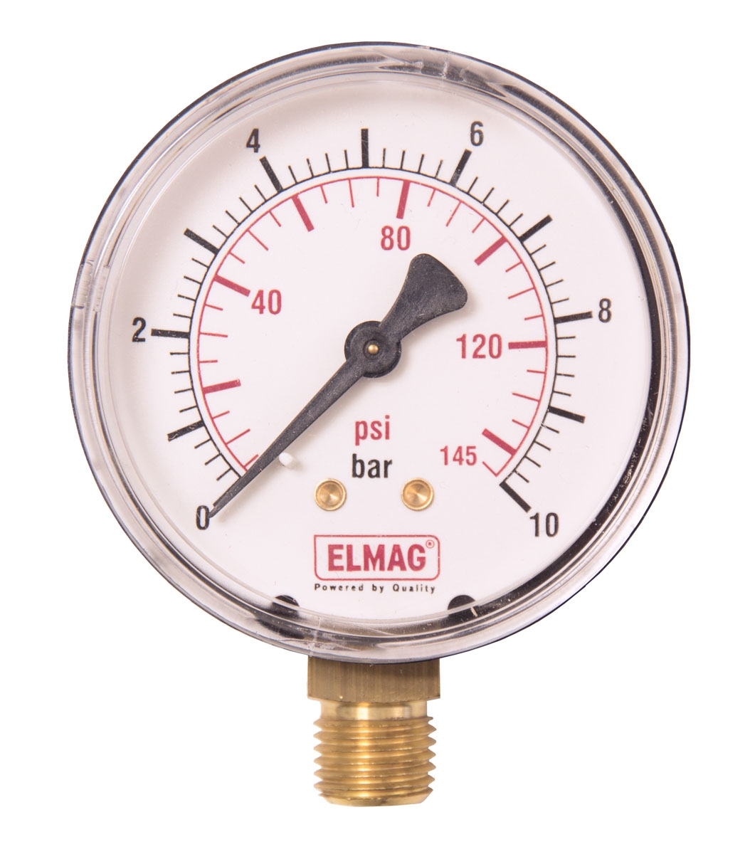ELMAG Druckmanometer 0-10 bar