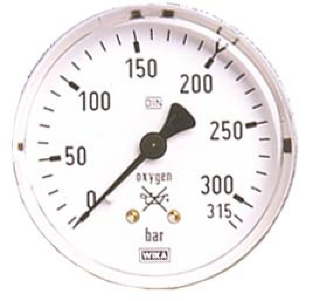 ELMAG Flaschendruckmanometer (Sauerstoff)