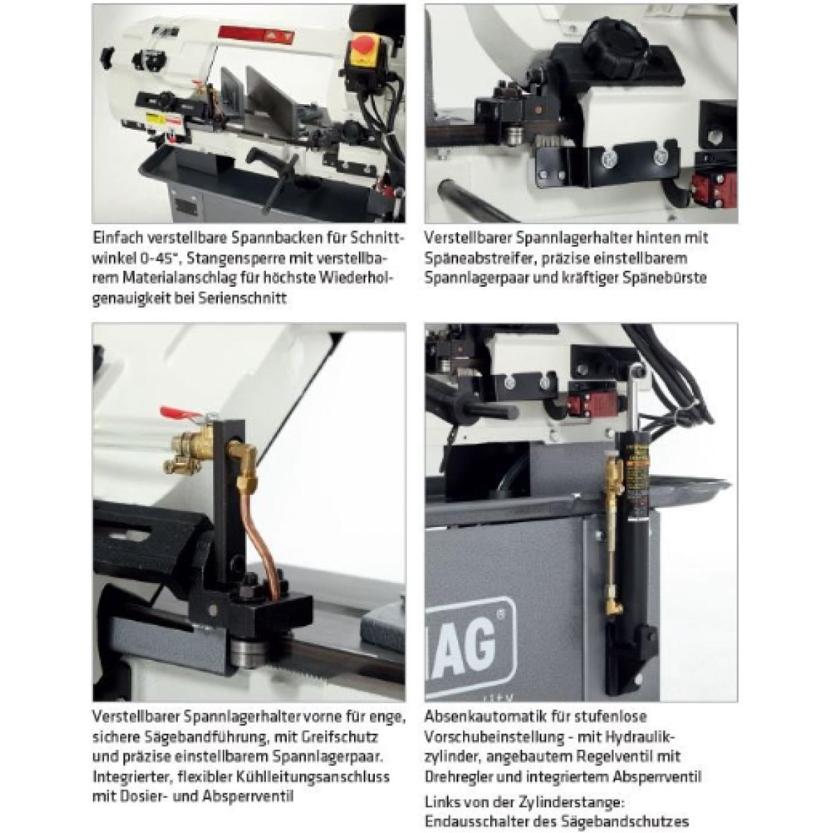 ELMAG Metallbandsägemaschine