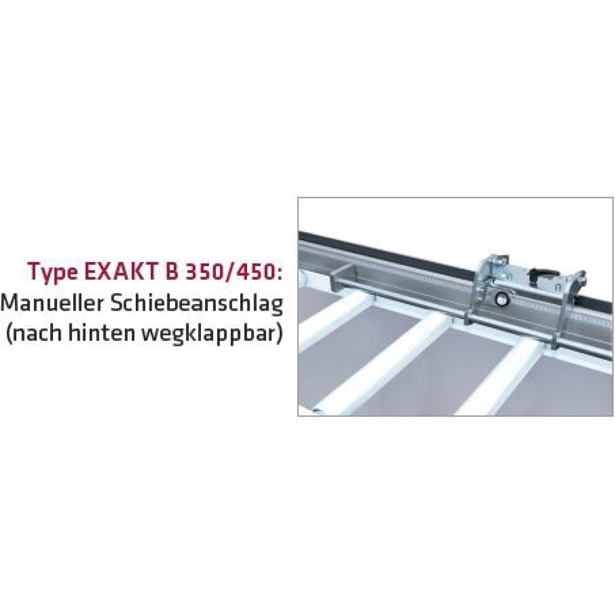 ELMAG Rollbahn m. Schiebeansch. & Skala