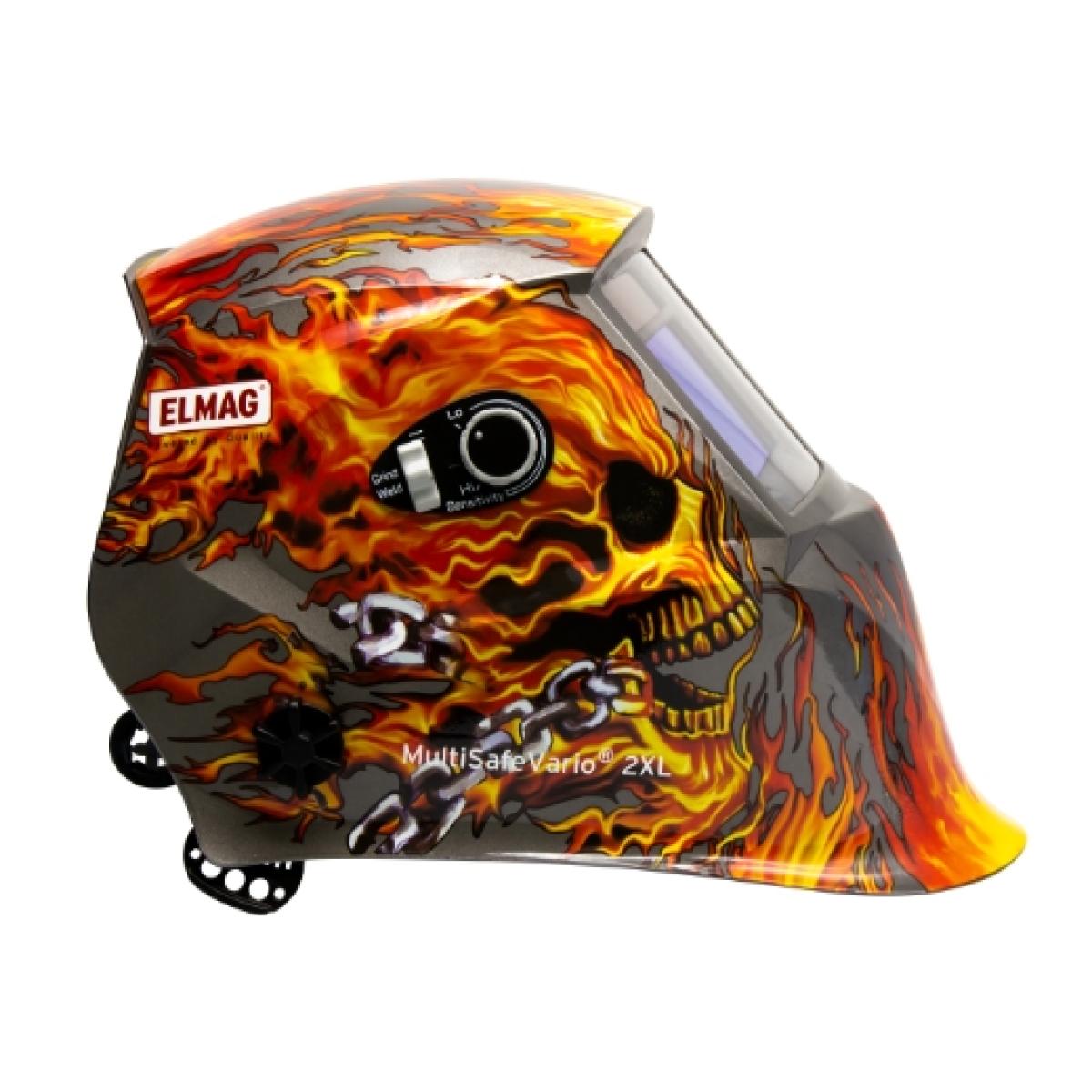 ELMAG Automatik-Kopfschweißschirm, Design "FLAME"