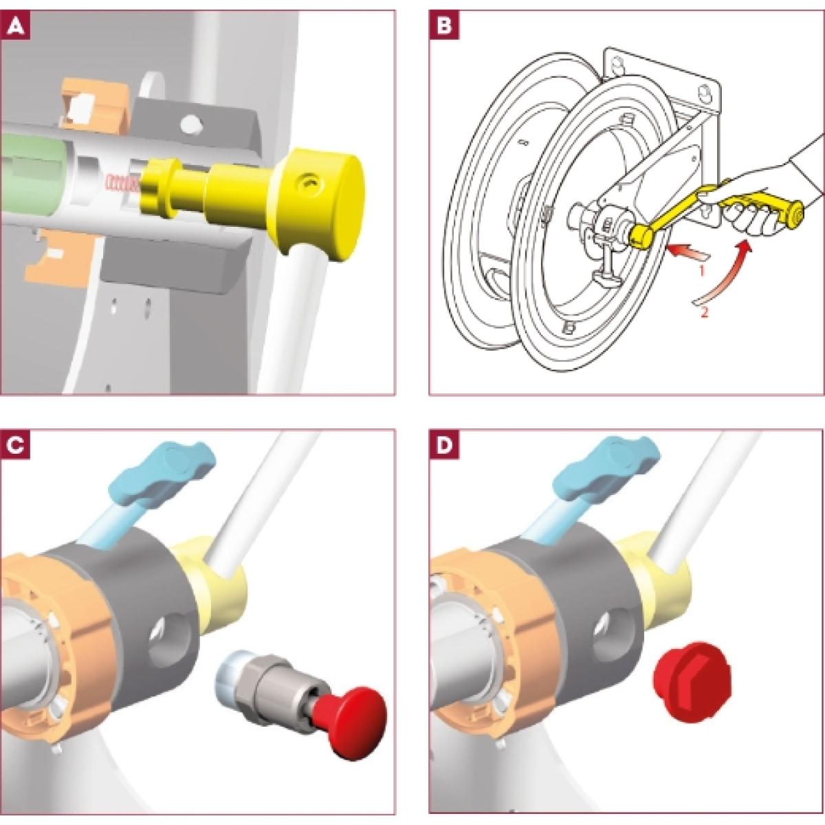 ELMAG Manueller Schlauchaufroller Serie 430