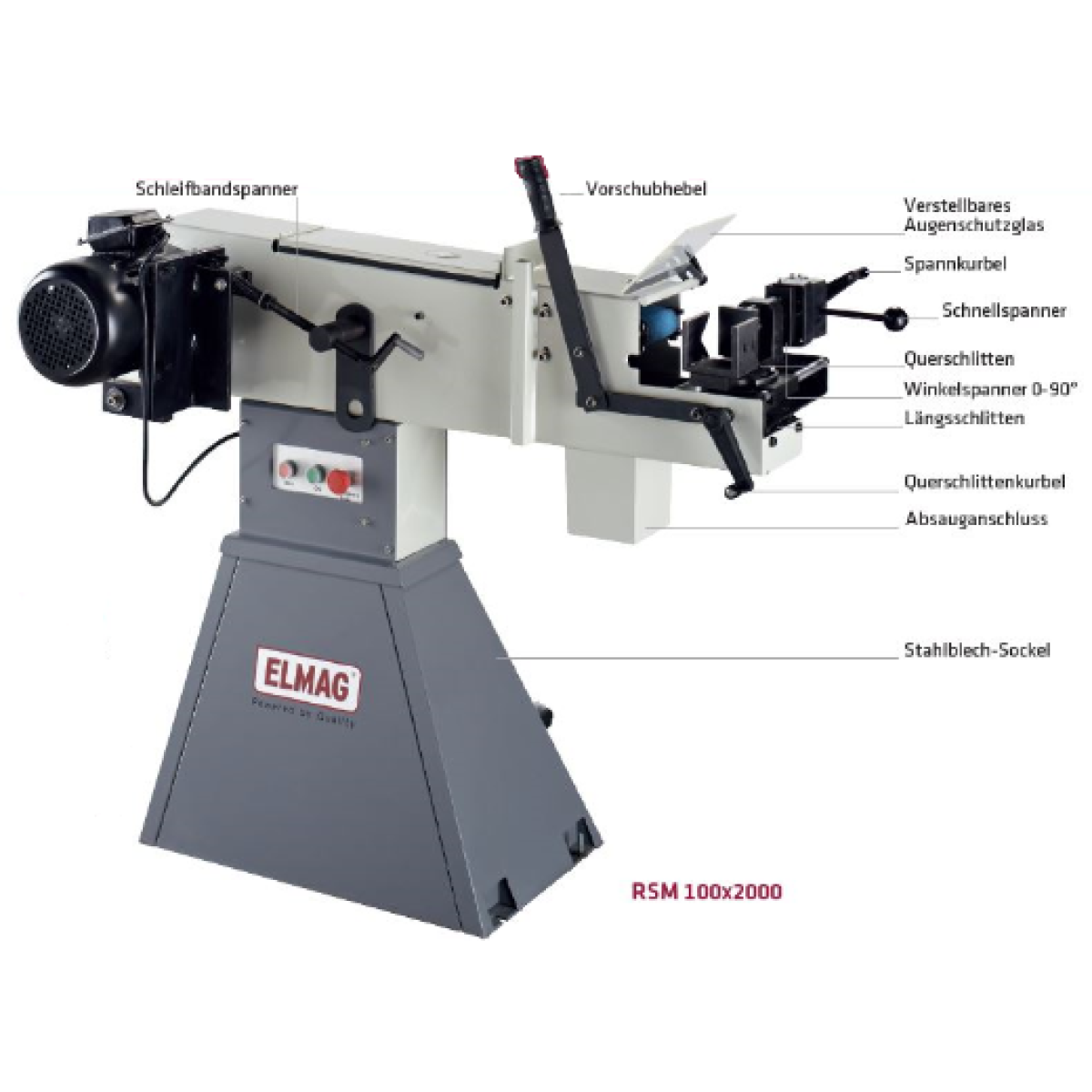 ELMAG Radienschleifmaschine