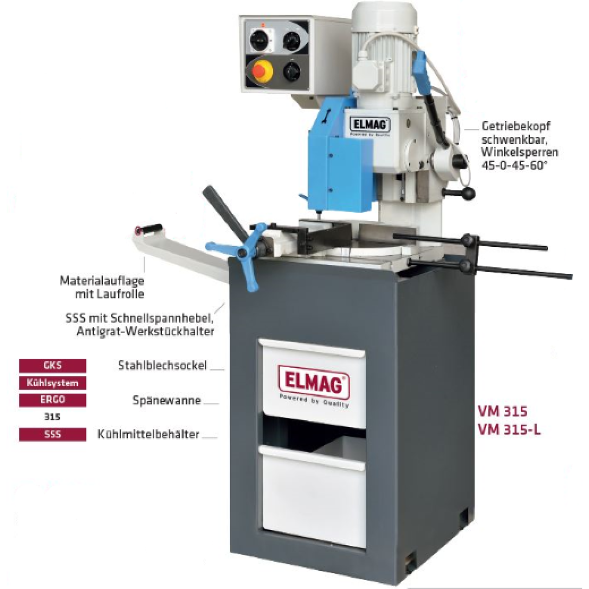ELMAG Metall-Kreissägemaschine