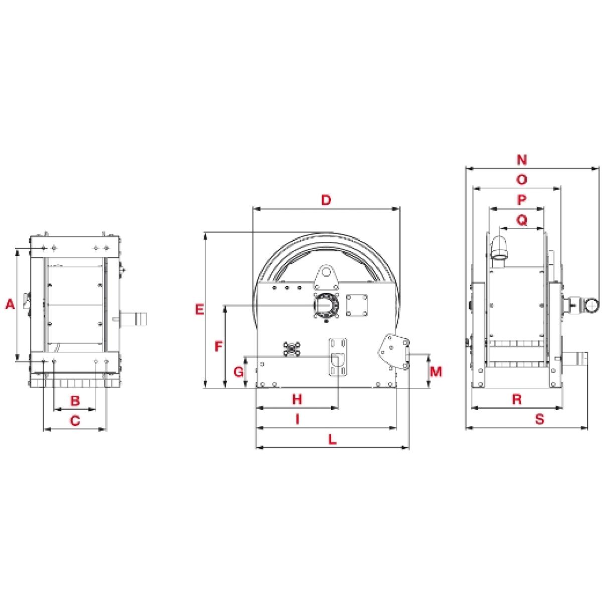ELMAG INDUSTRIE Schlauchaufroller Serie 700 / L 690