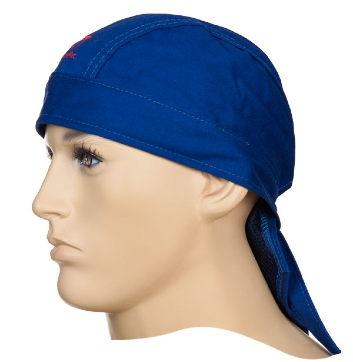 ELMAG Hitzekopfschutz Bandana "blau - feuerfest"