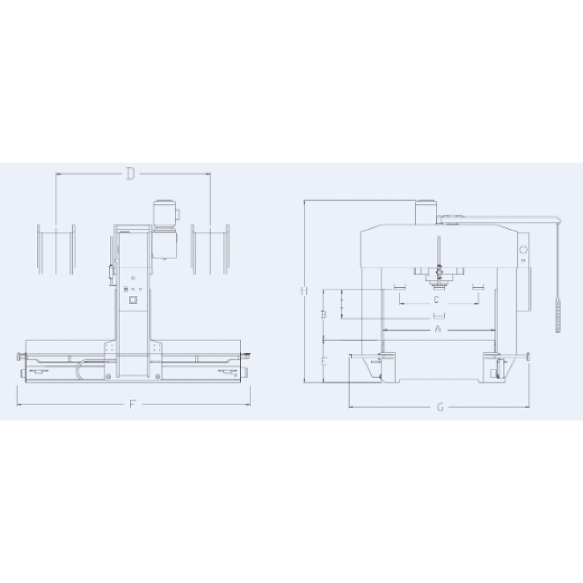 ELMAG Hydraulische Portalpresse