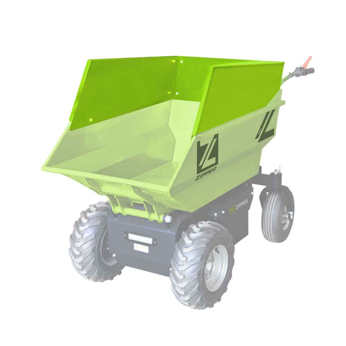 Zipper Maschinen ED500MA Muldenaufbau passend zum ED500 Elektro Rad-Dumper