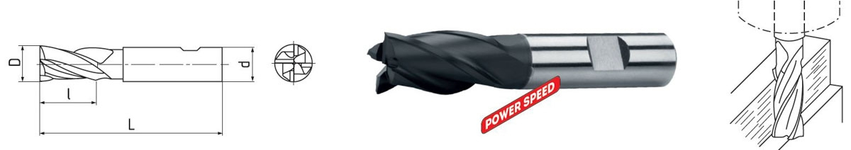 ELMAG HSSE PM-Schaftfräser DIN 844