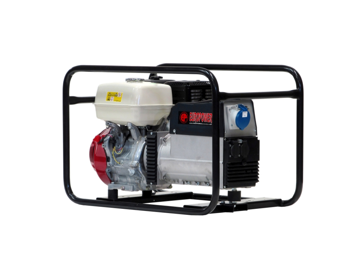 Europower Stromerzeuger EP7000 mit Honda GX390 Motor 7 KvA 1x 230 Volt