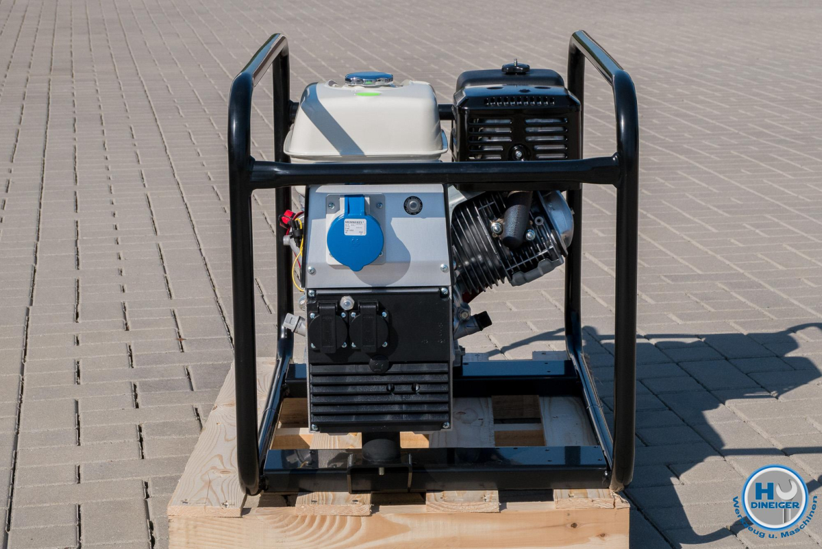 Europower Stromerzeuger EP7000 mit Honda GX390 Motor 7 KvA 1x 230 Volt