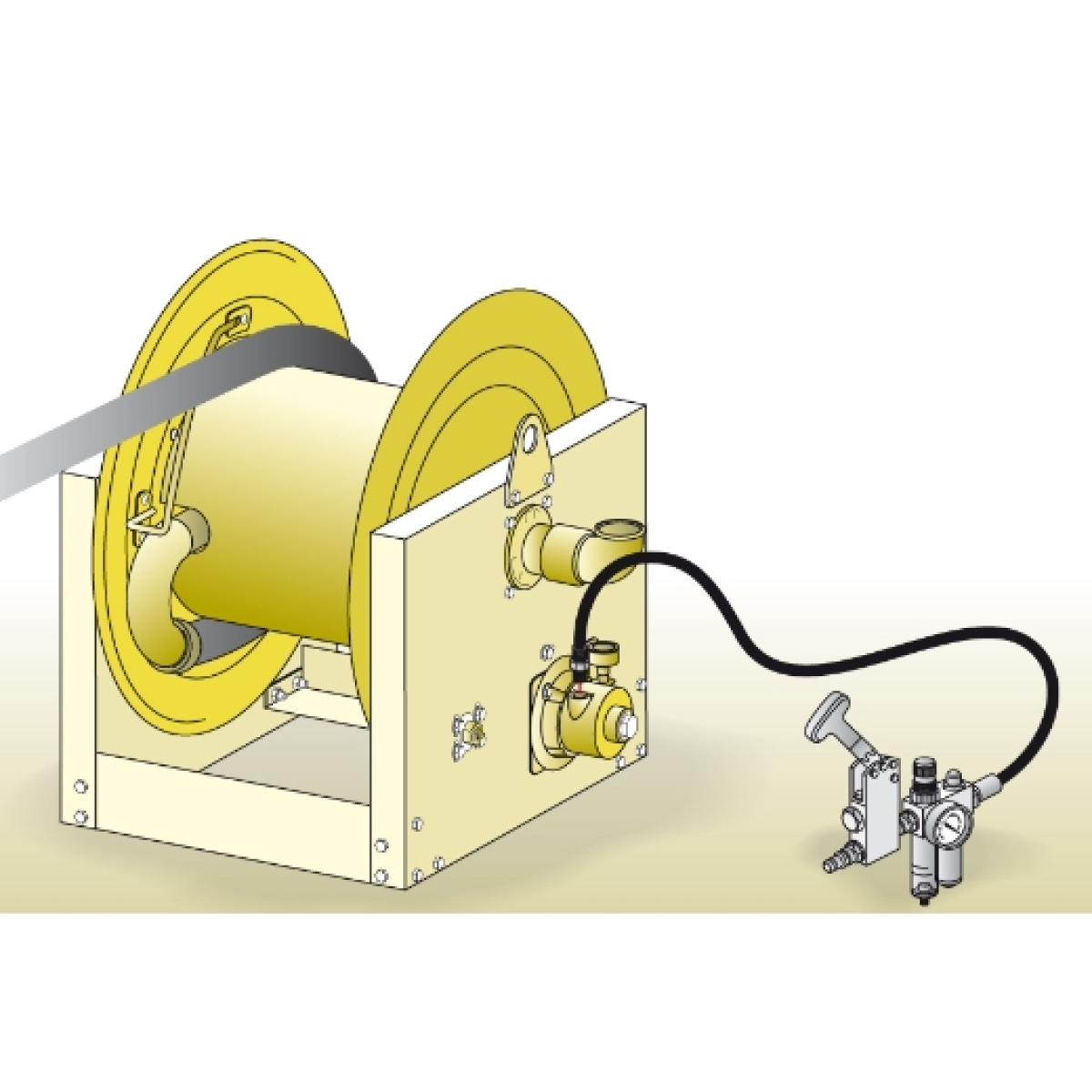ELMAG INDUSTRIE Schlauchaufroller Serie 700 / L 550