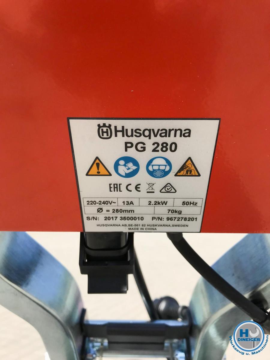 967278201 Husqvarna Maschinen PG 280 Bodenschleifer Betonschleifer Sanierungschleifer