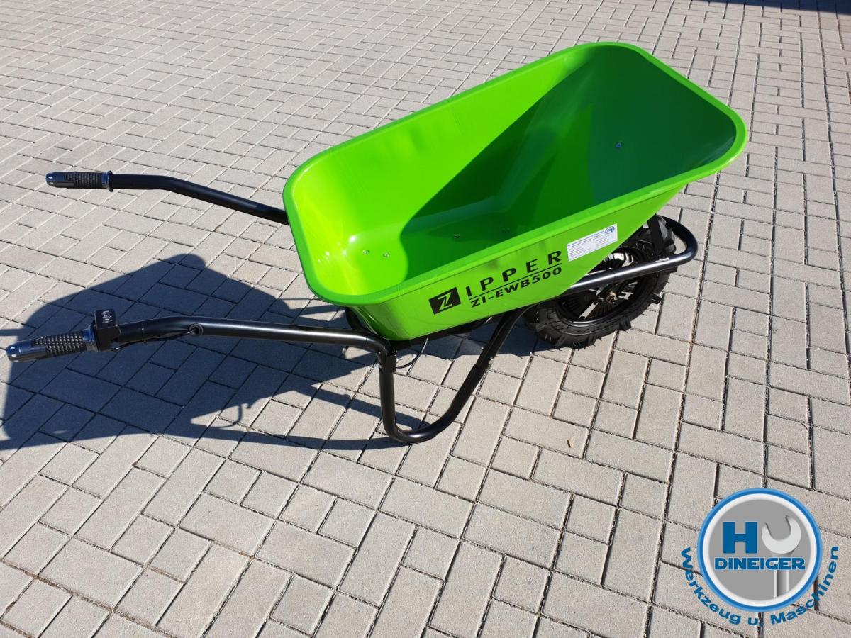 Zipper Maschinen ZI EWB 500 AKKU betriebene elektrische Schubkarre
