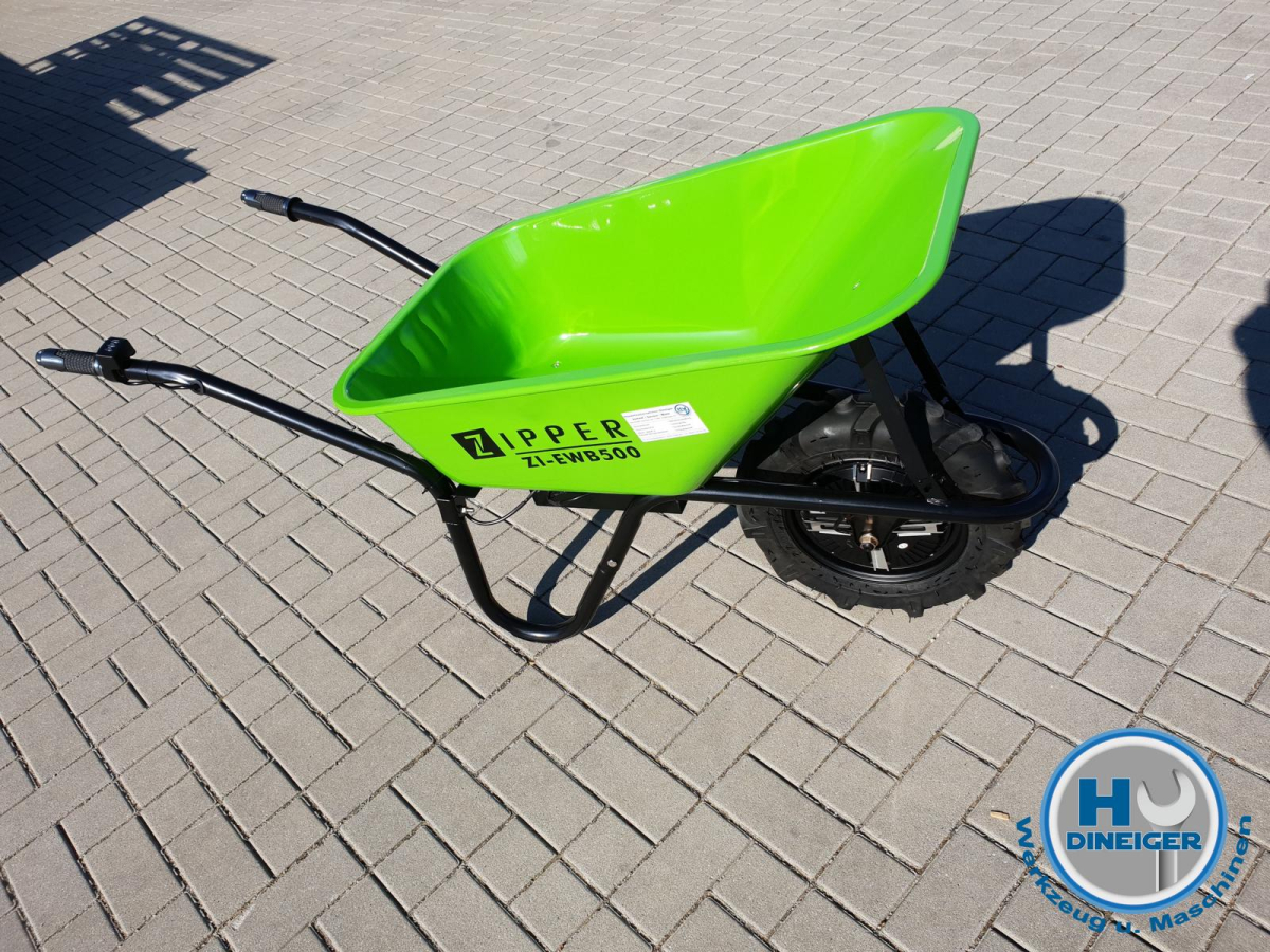 Zipper Maschinen ZI EWB 500 AKKU betriebene elektrische Schubkarre