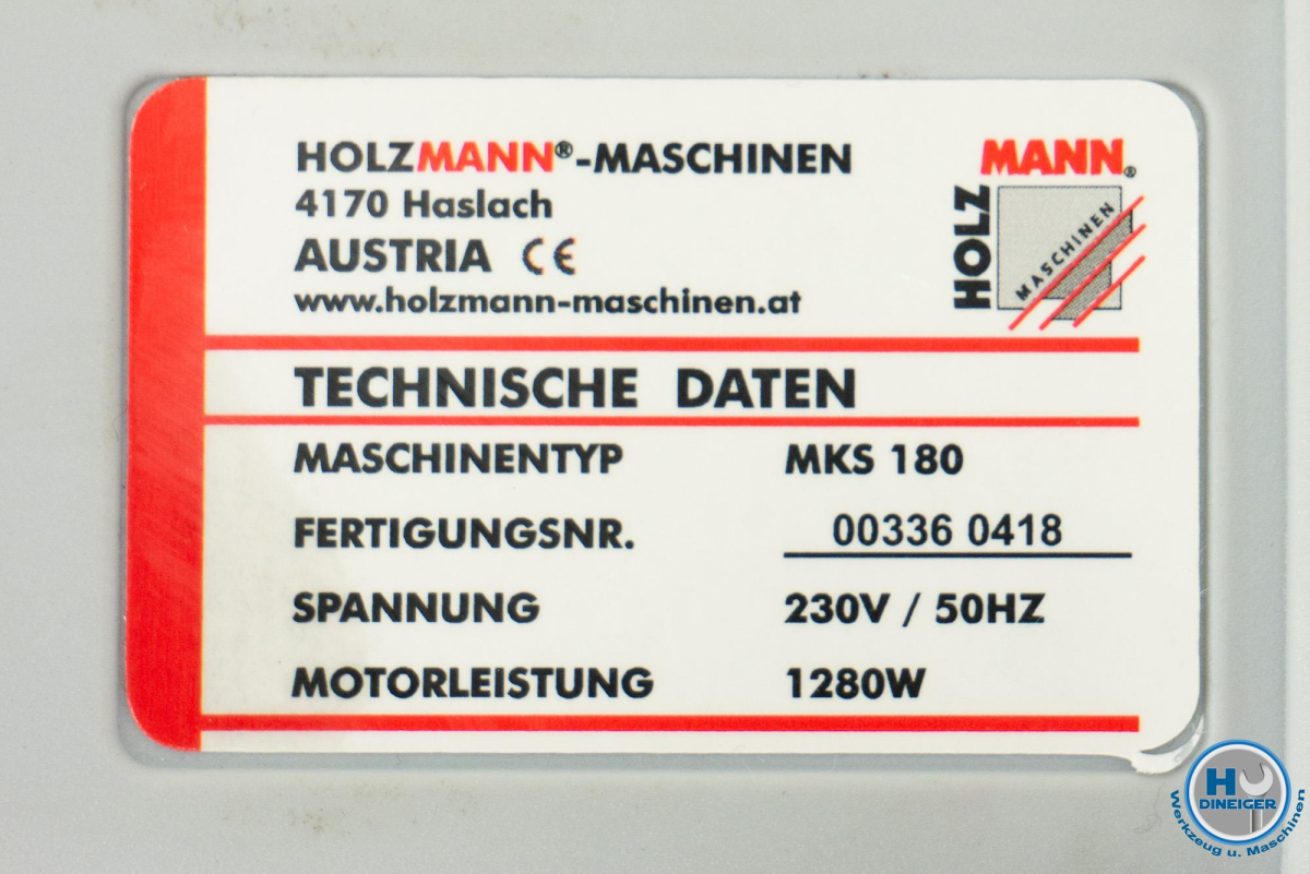 Holzmann Maschinen Mobile Metalltrennsäge MKS180_230V