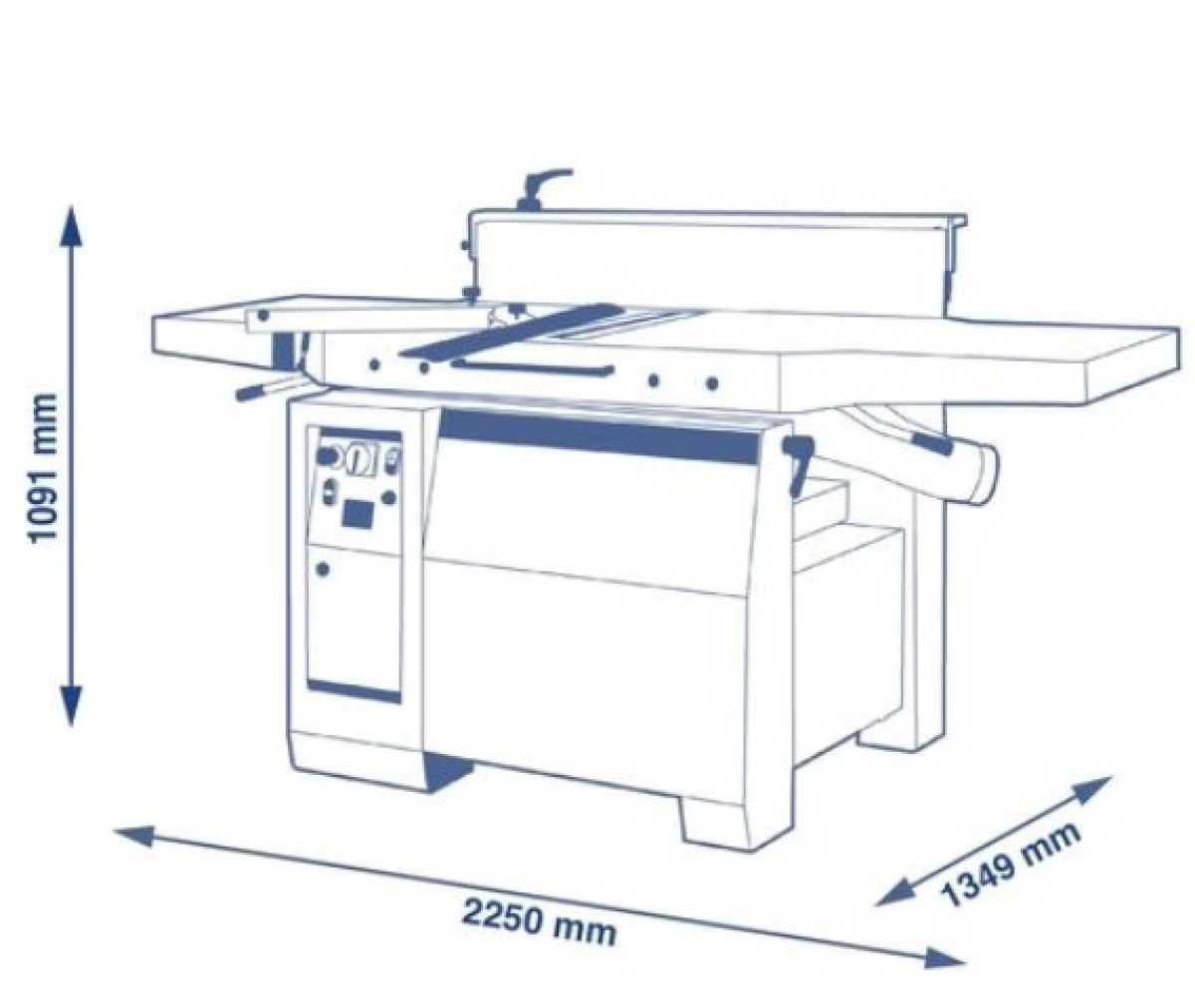 SCM nova fs 520 Abricht- und Dickenhobelmaschine