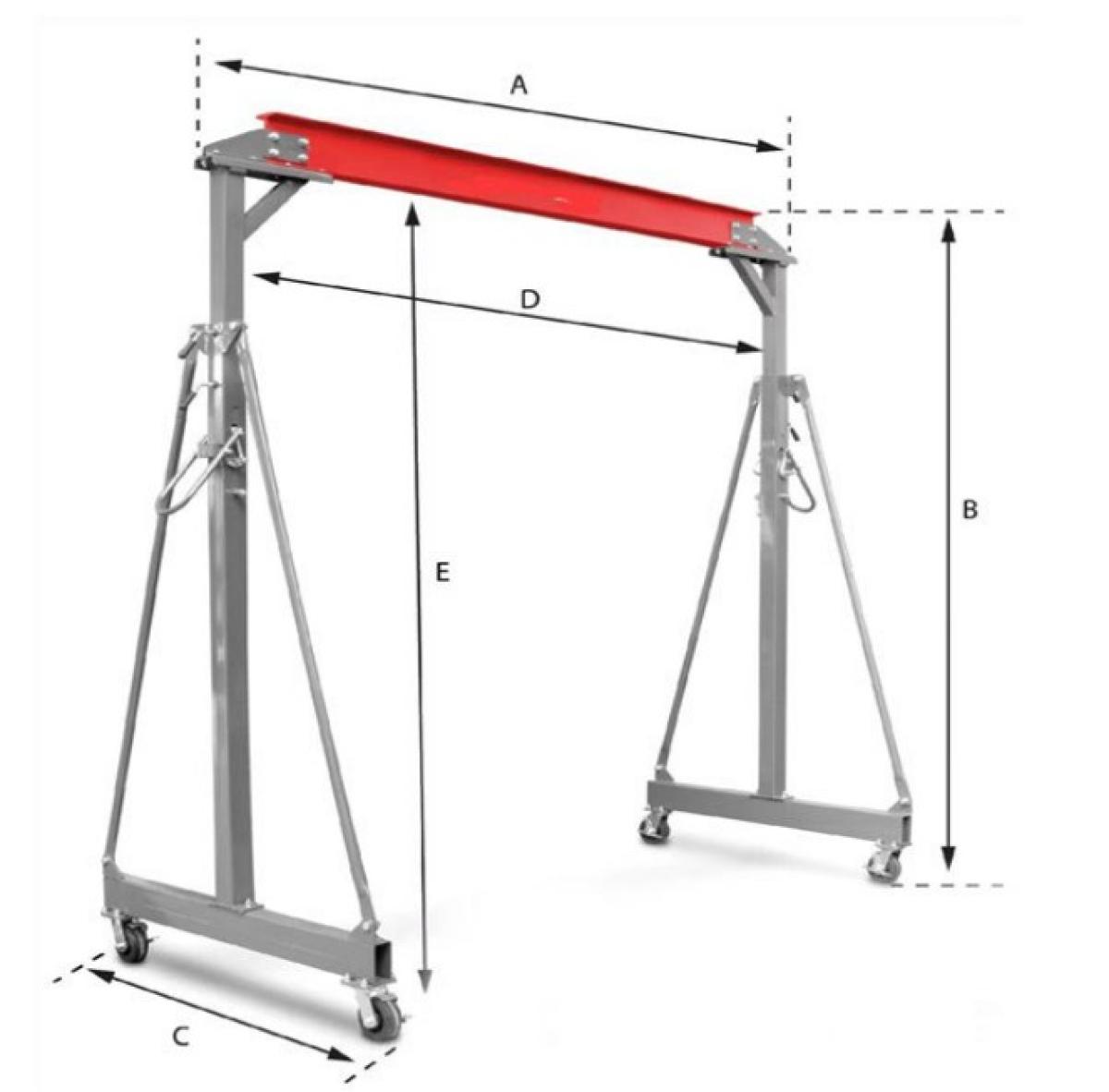 Unicraft Mobiler Portalkran  PK 1