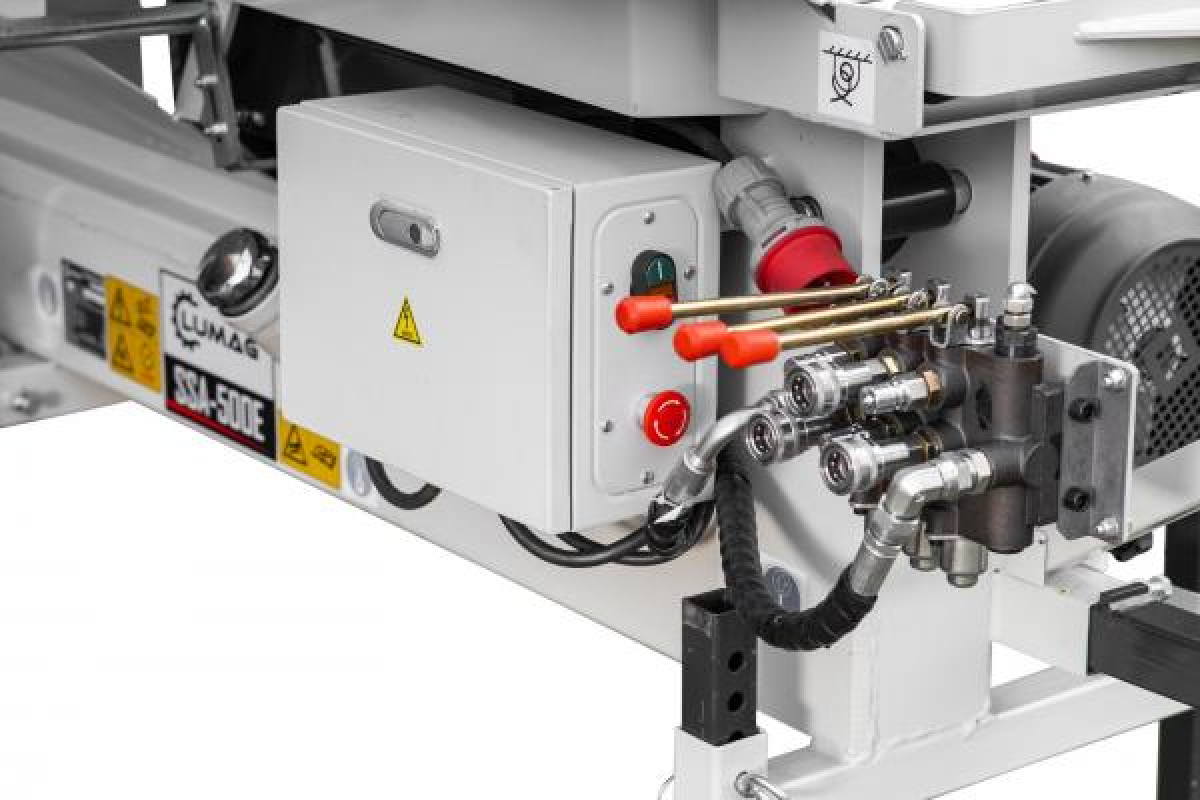 LUMAG Maschinen SSA 500 E Sägespalt-Automat mit Elektro-Motor 400 V inkl. Förderband(Unmontiert)