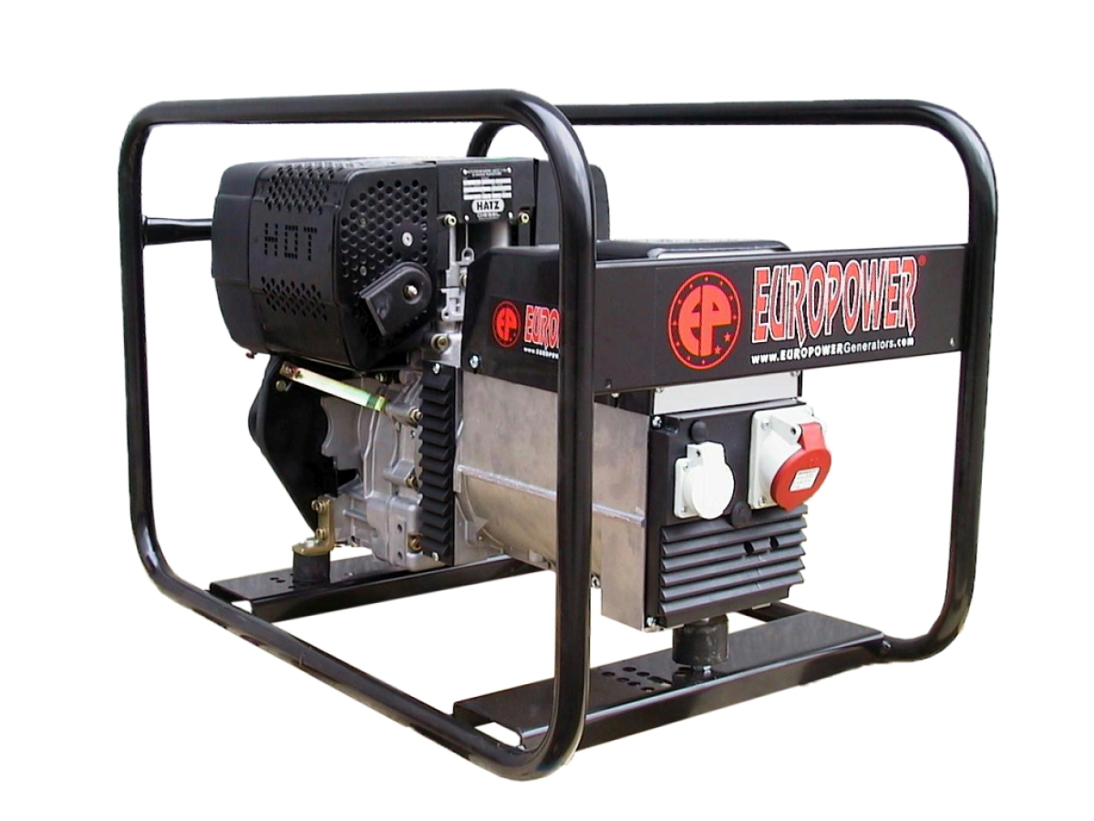 Europower Stromerzeuger EP5000TD mit Hatz 1B30-4 Handstart