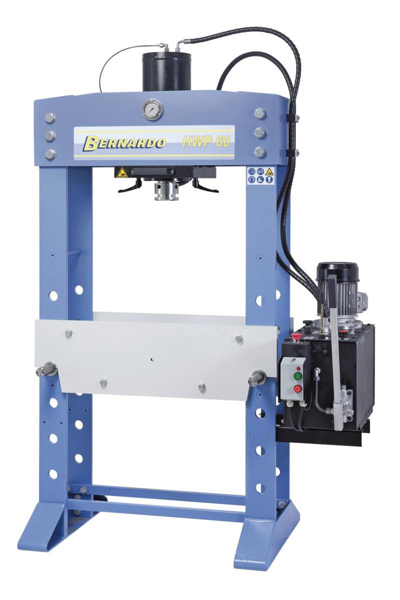 06-1750XL Bernardo Hydraulische Werkstattpresser HWP 60 mit festen Zylinder